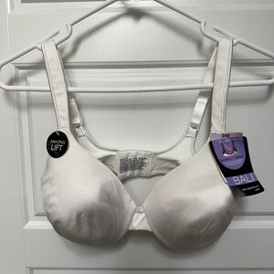 Bali 34D One Smooth-U Comfort Bra Uplift White Bra NWT